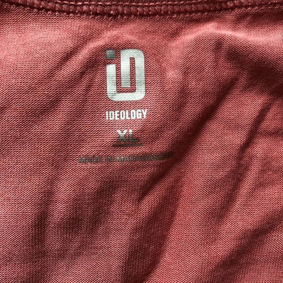 Ideology Womens‎ Shirt XL Lip Gloss Relaxed Fit Short Sleeve Activewear Top NWT - Picture 5 of 7